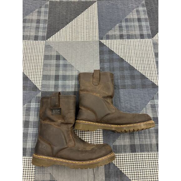Leather Dr Martens‎ Industrial Boots Slip Resistant Mens Size 14 - Picture 2 of 9